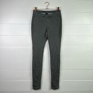 HUE Gray Pull-On Stretchy Leggings Size XS (0-2)
